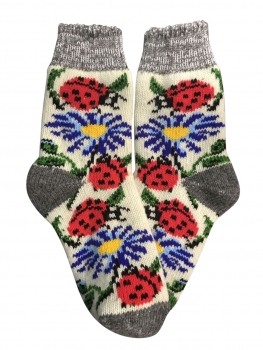 Kuschelsocken aus Schafwolle S31